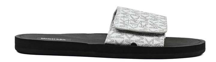 Michael Kors MK Logo Chain Mesh Slide - Footcourt Egypt