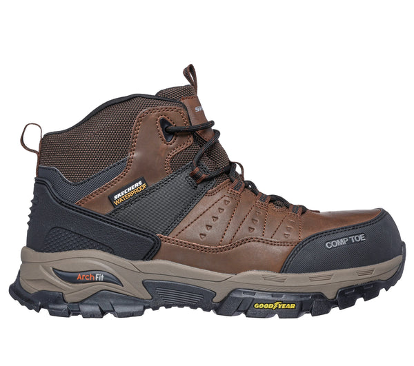 SKECHERS Work Waterproof: Arch Fit Tarver CT - Footcourt Egypt