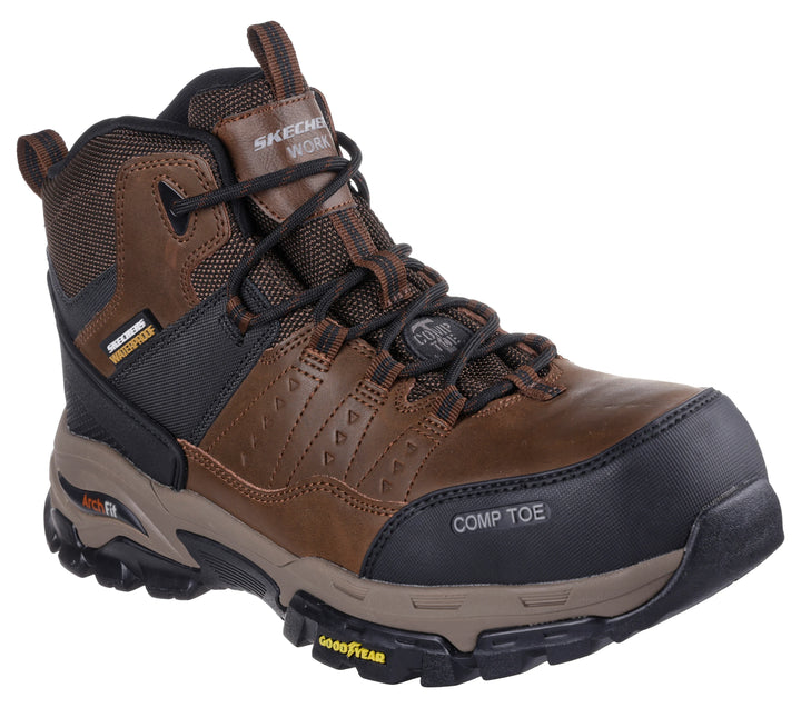 SKECHERS Work Waterproof: Arch Fit Tarver CT - Footcourt Egypt
