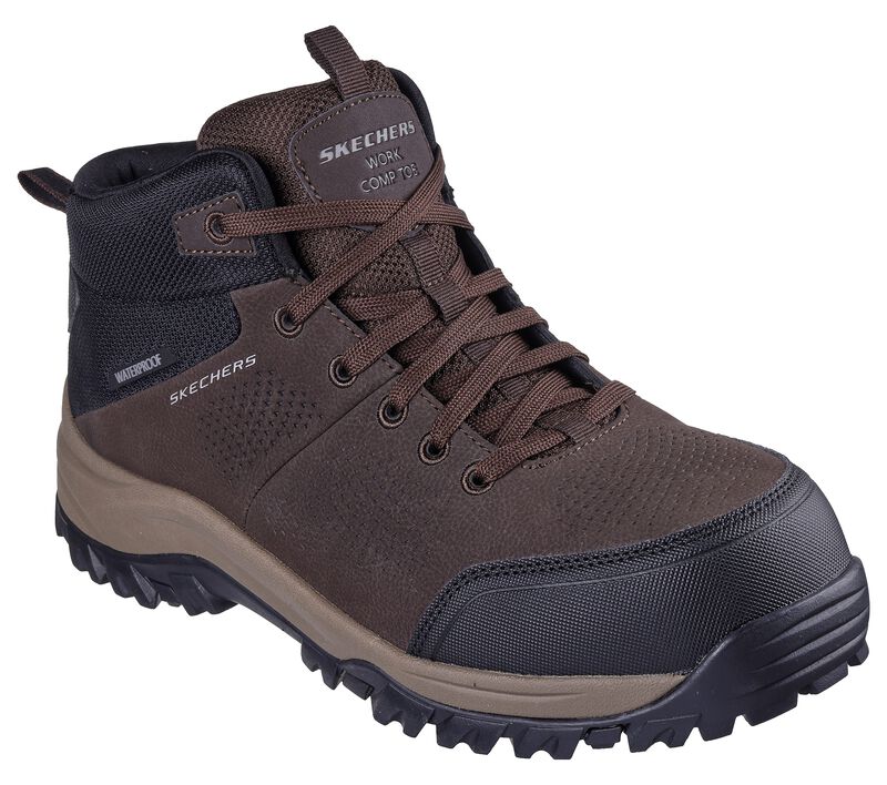 SKECHERS Mens Work: Relment - Erett EH WP Comp Toe - Footcourt Egypt