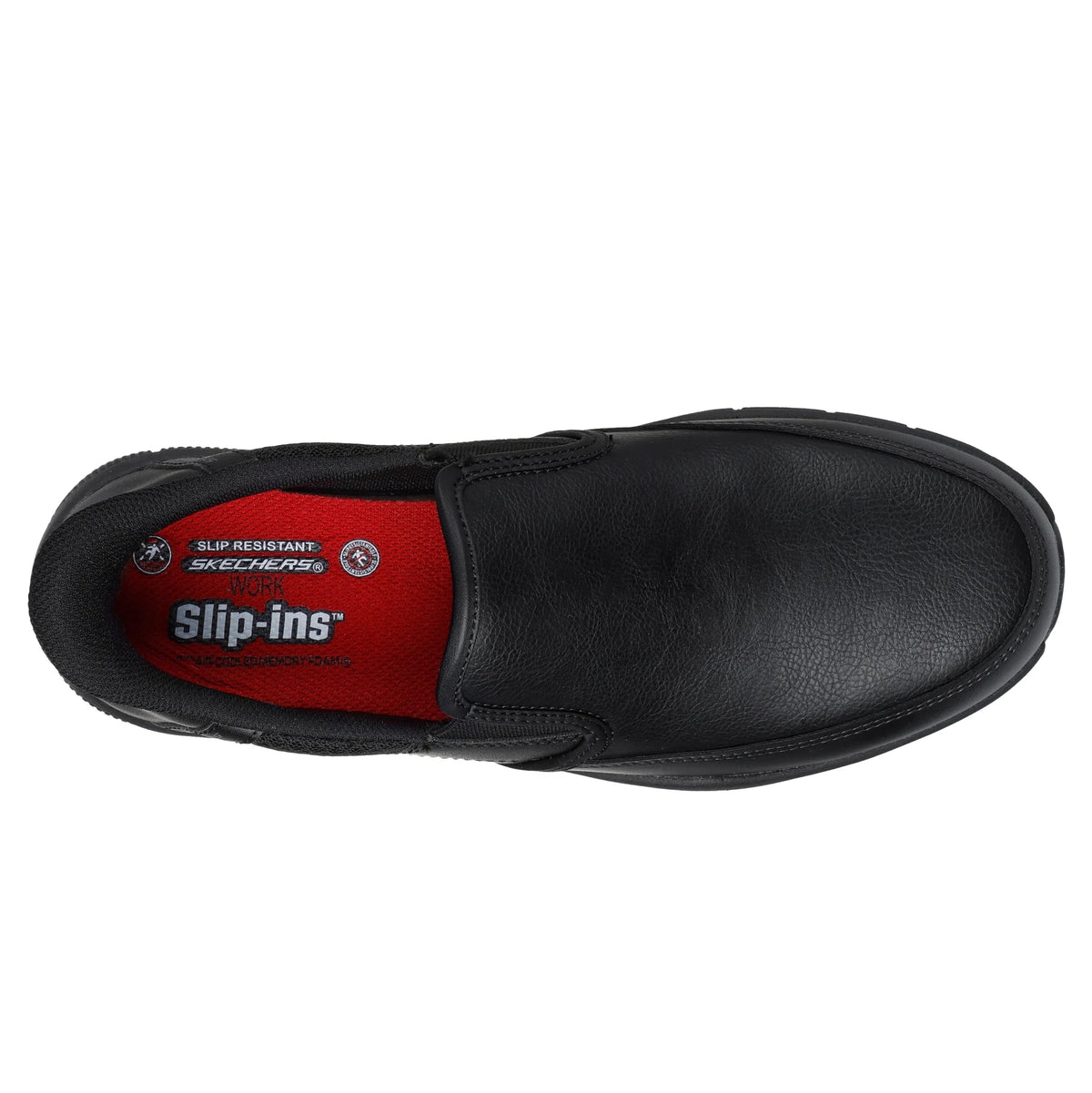 SKECHERS Slip-ins Work: Nampa - Broxtin-BLK - Footcourt Egypt