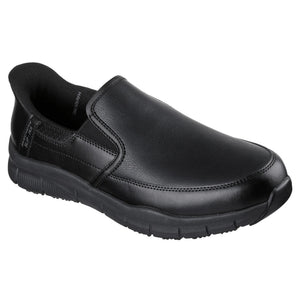 SKECHERS Slip-ins Work: Nampa - Broxtin-BLK - Footcourt Egypt