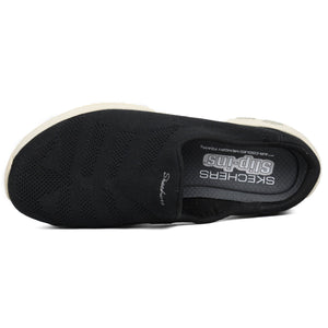 SKECHERS Slippers Commute Time In The Clear BKBG - Footcourt Egypt