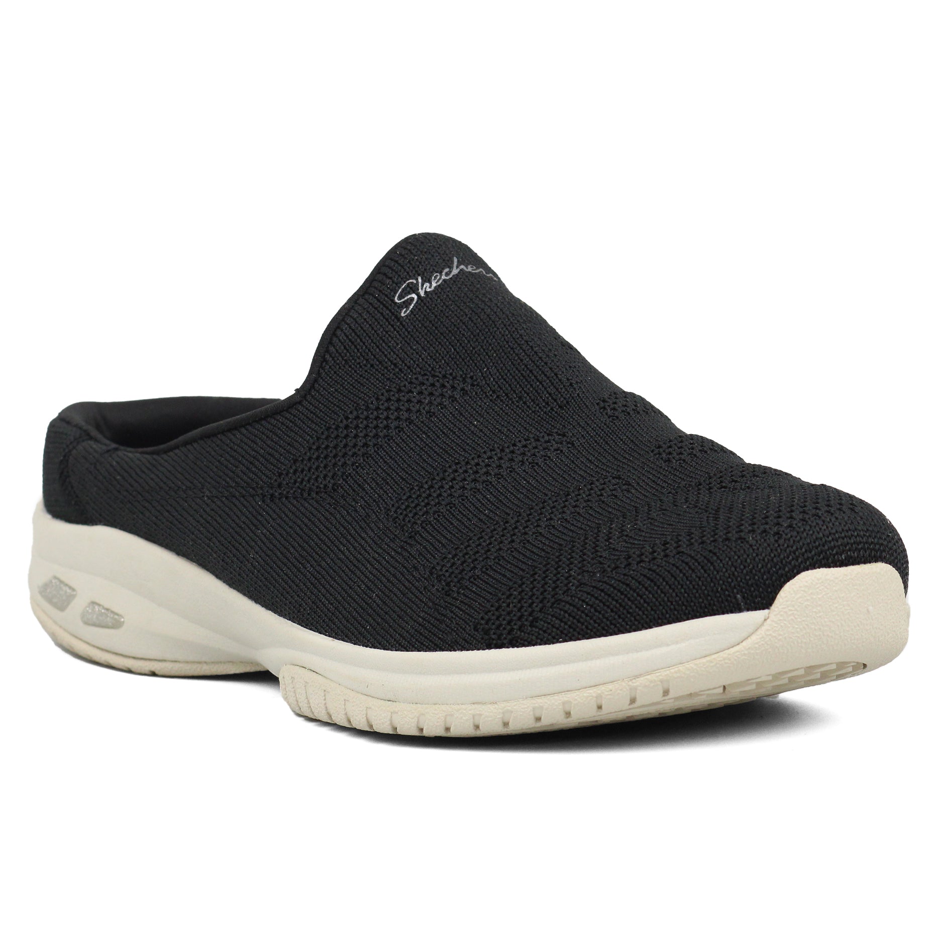 SKECHERS Slippers Commute Time In The Clear BKBG - Footcourt Egypt