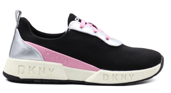 DKNY Kid Girl Faux Lace Sneakers - Footcourt Egypt