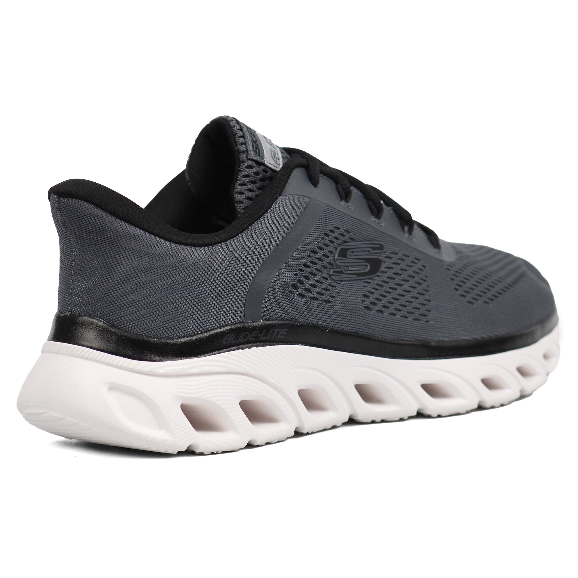 SKECHERS GLIDE LIGHT RUNNING SNEAKERS GRY - Footcourt Egypt