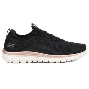 SKECHERS Ladies D’Lux Walker Star BWRS - Footcourt Egypt