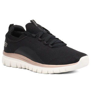 SKECHERS Ladies D’Lux Walker Star BWRS - Footcourt Egypt