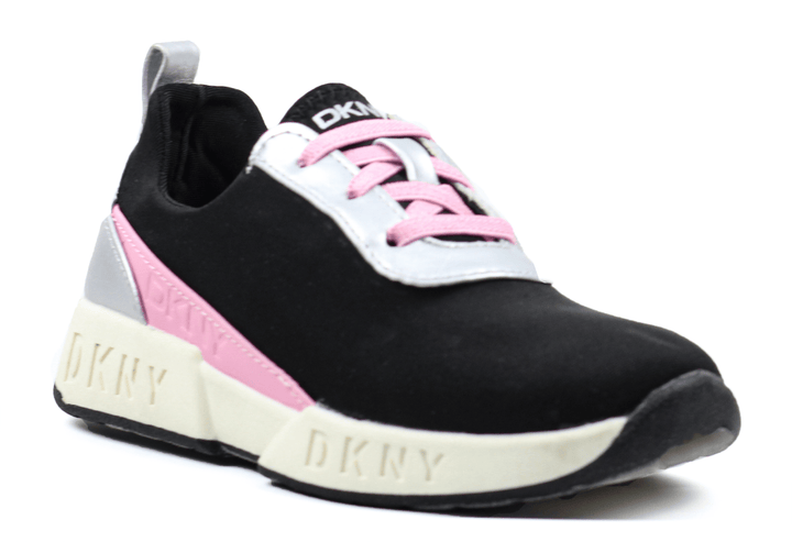 DKNY Kid Girl Faux Lace Sneakers - Footcourt Egypt
