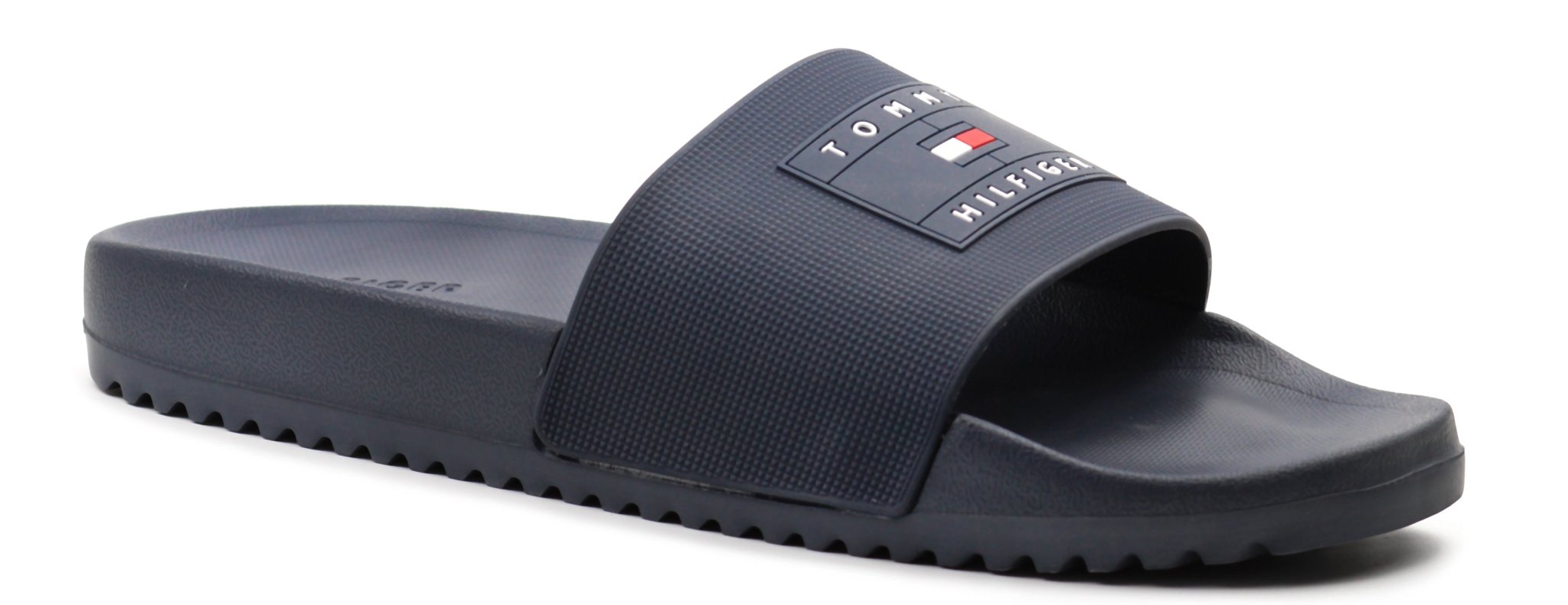 TOMMY HILFIGER Logo Badge Slide - Footcourt Egypt