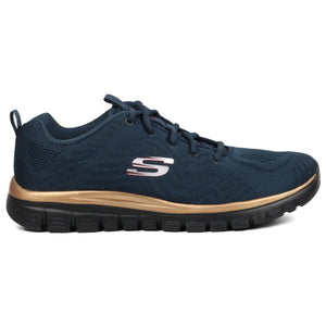 SKECHERS Graceful Get Connected Shoes NVGB - Footcourt Egypt