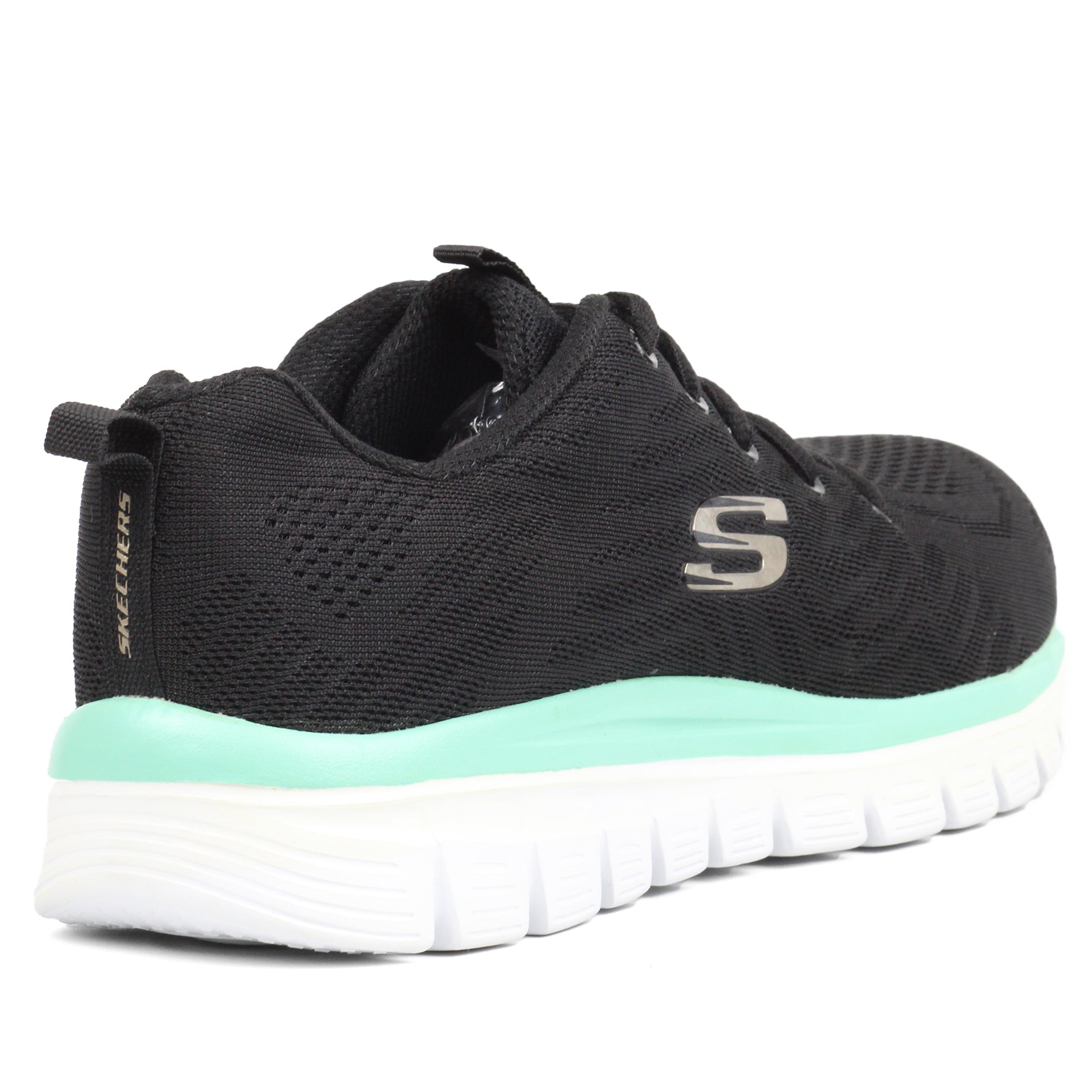 SKECHERS Graceful Get Connected Shoes BKGR - Footcourt Egypt