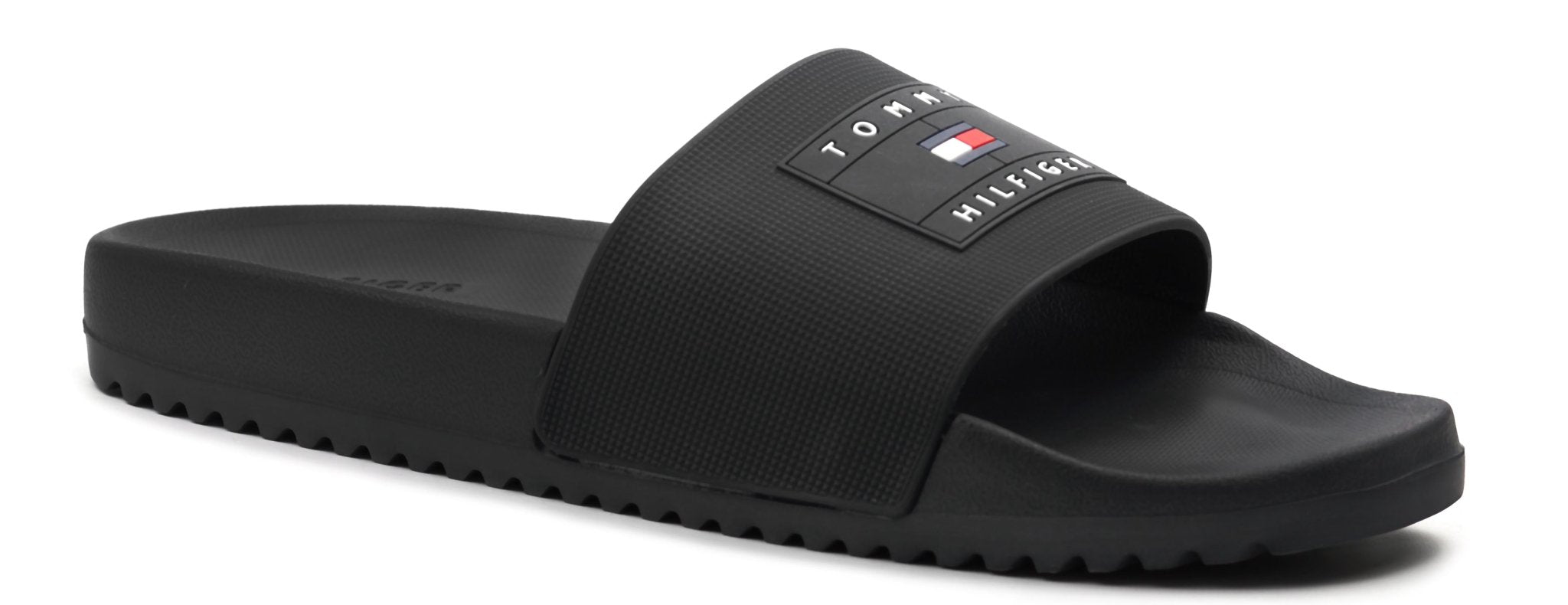 TOMMY HILFIGER Logo Badge Slide - Footcourt Egypt