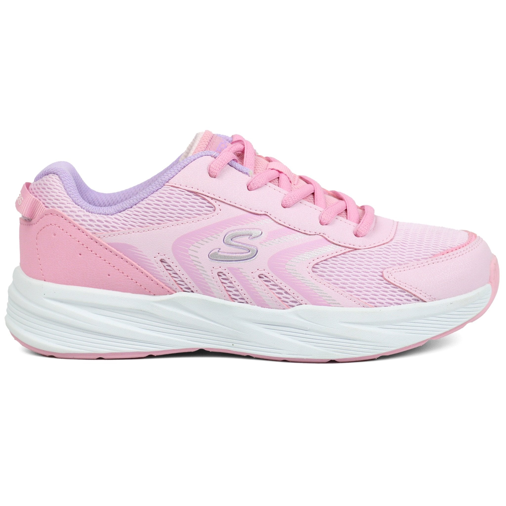 SKECHERS Lace Up Mesh Sneakers Pk - Footcourt Egypt
