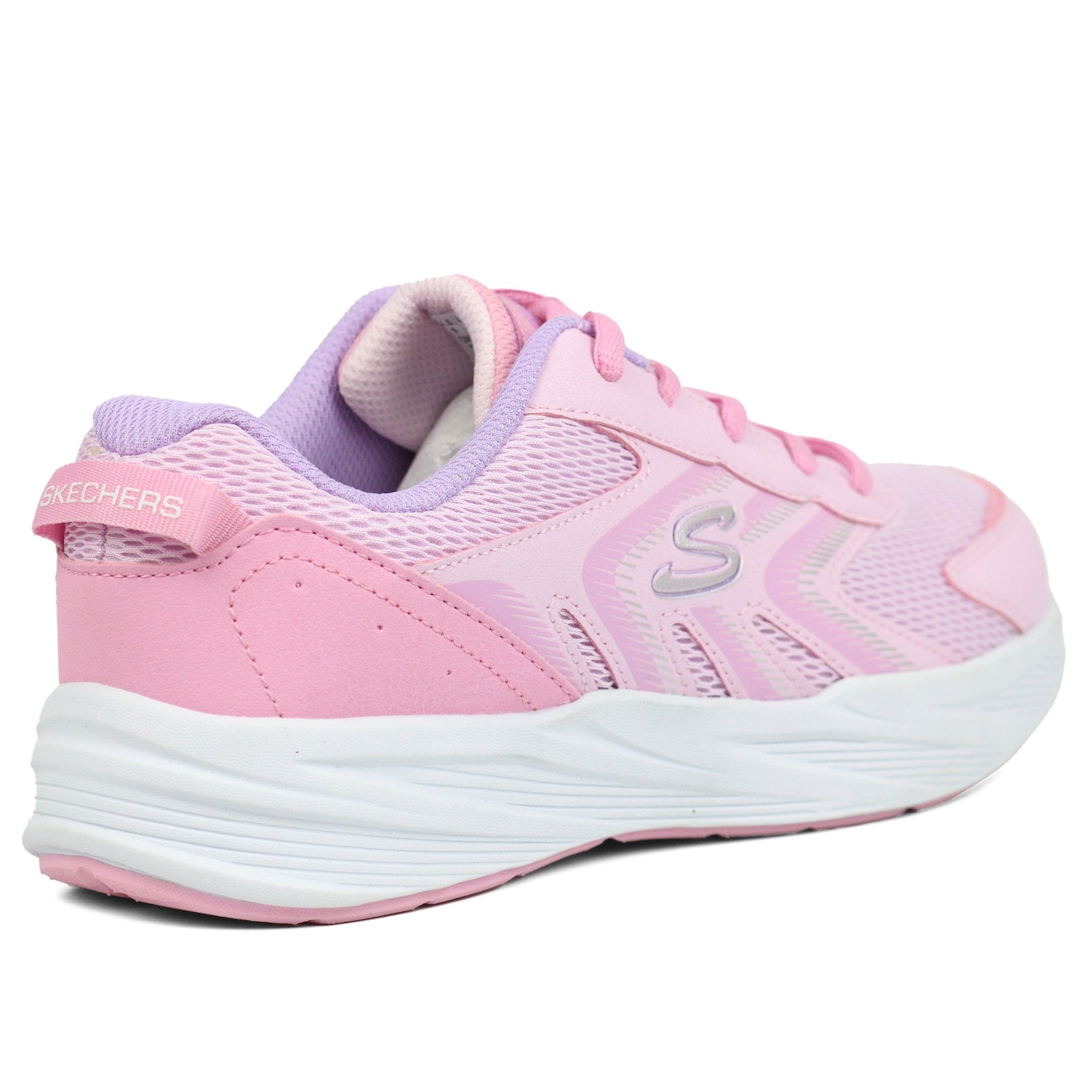 SKECHERS Lace Up Mesh Sneakers Pk - Footcourt Egypt