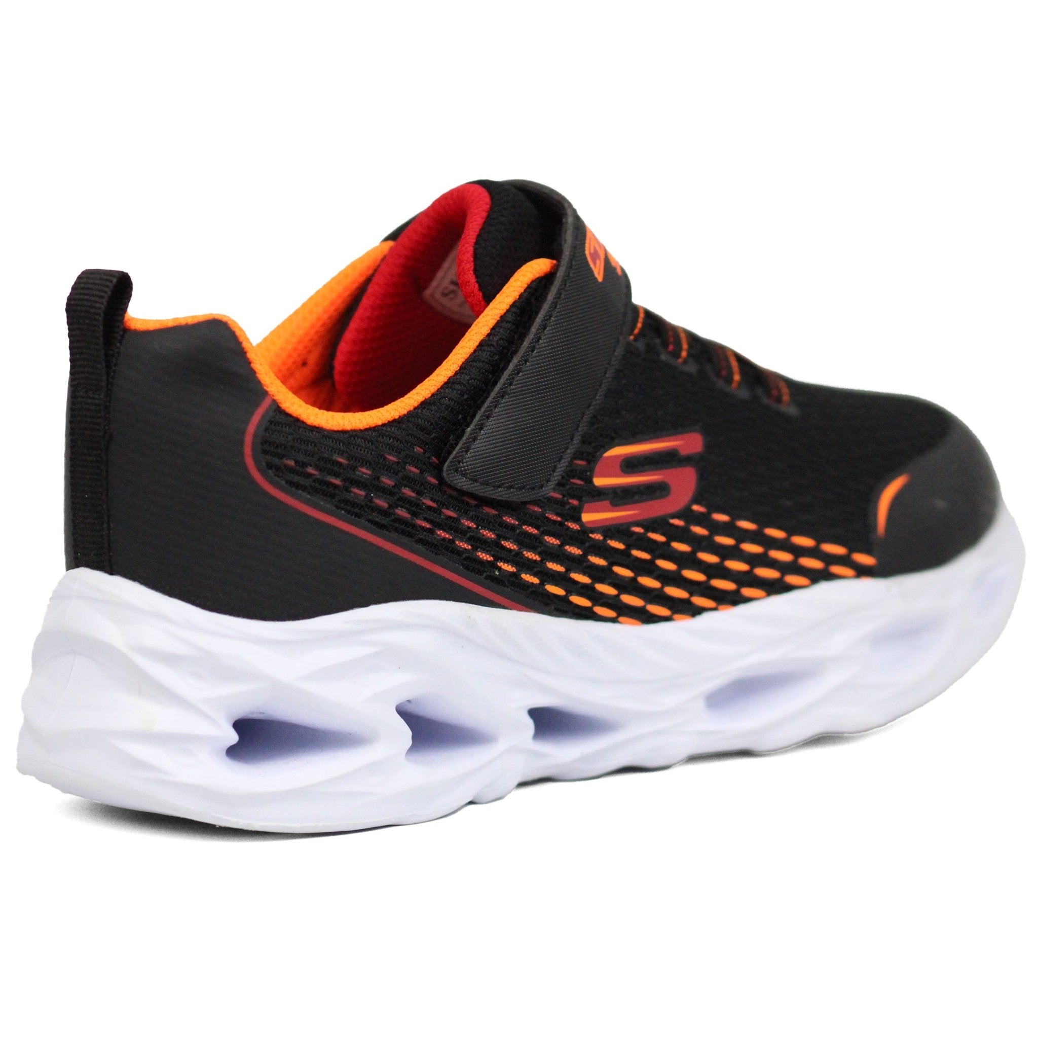 SKECHERS S Lights boys sneakers BKOG - Footcourt Egypt
