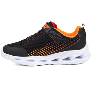 SKECHERS S Lights boys sneakers BKOG - Footcourt Egypt