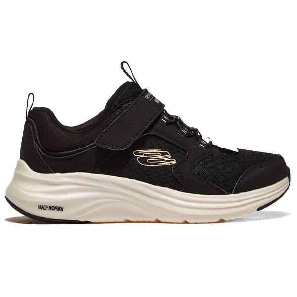 SKECHERS Fiber foam shoe with Velcro strap BLK - Footcourt Egypt