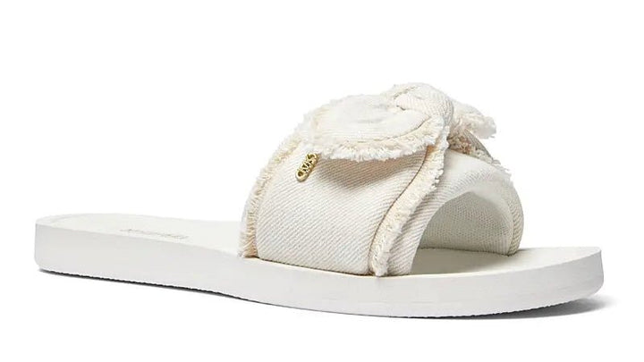 Michael Kors Betsy Distressed Bow Slide - Footcourt Egypt
