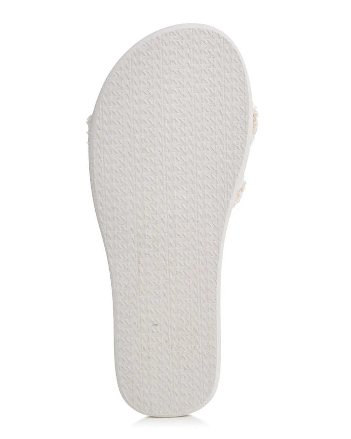 Michael Kors Betsy Distressed Bow Slide - Footcourt Egypt