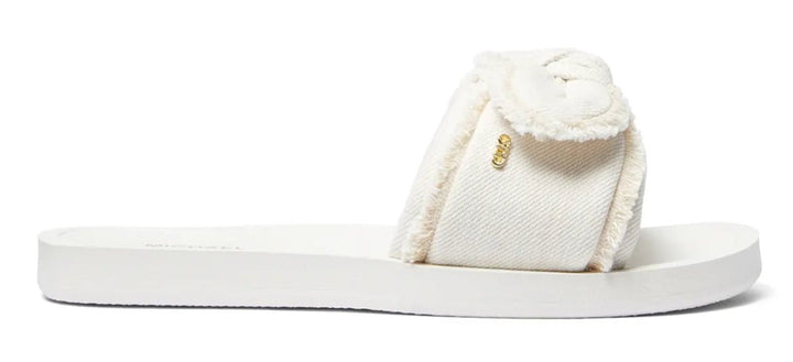 Michael Kors Betsy Distressed Bow Slide - Footcourt Egypt