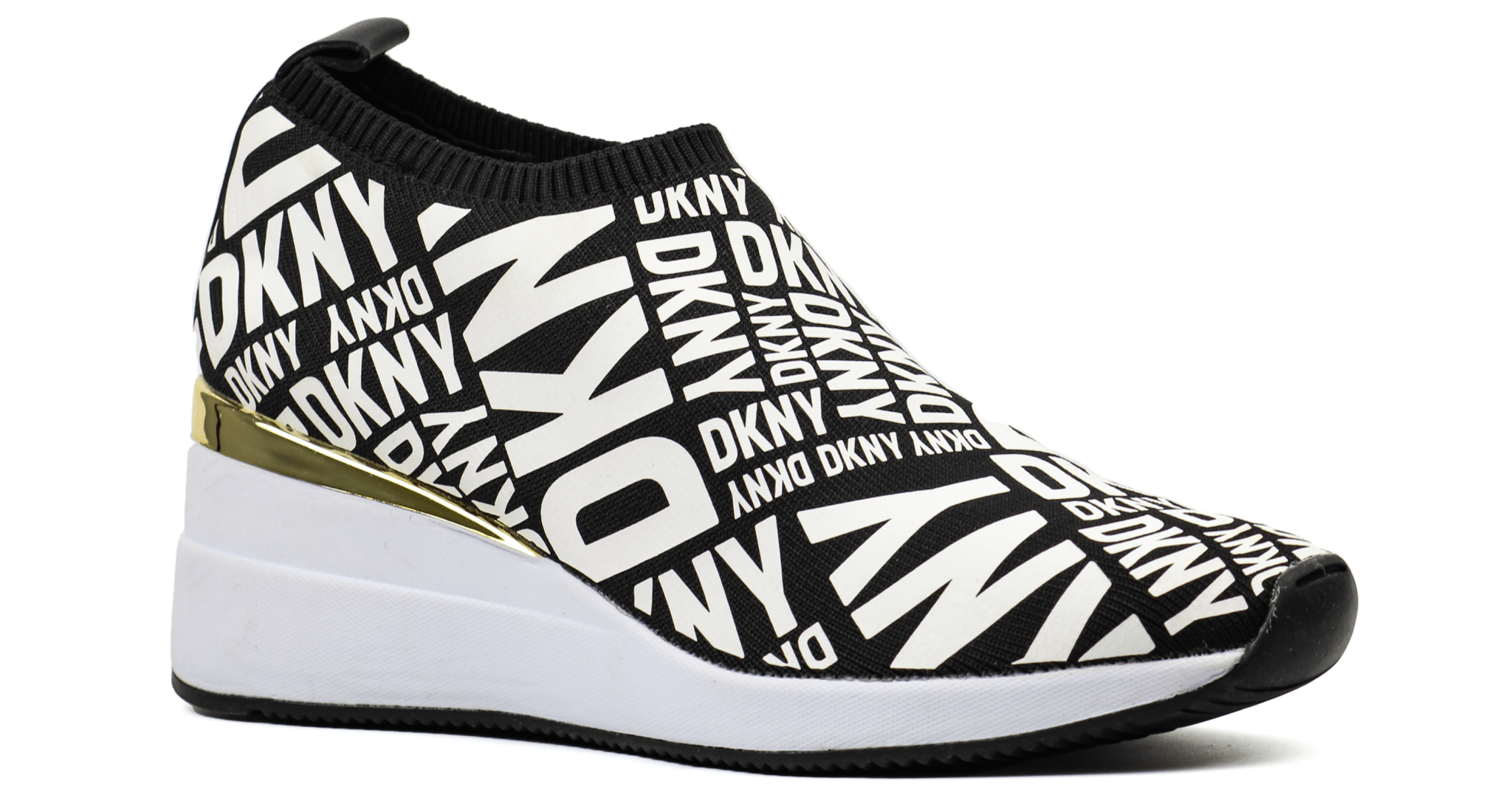 DKNY PARKS Logo Printed Heeled Slip - On S - Footcourt Egypt