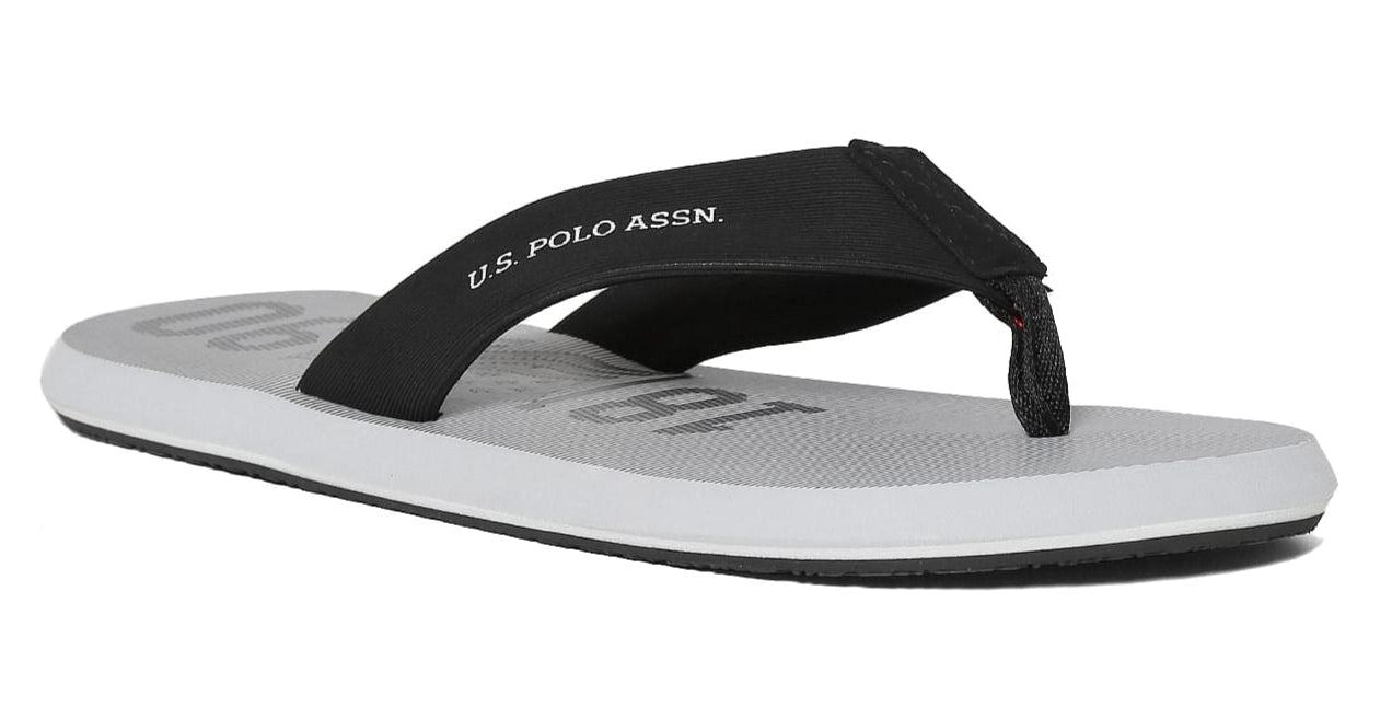 U.S. Polo Assn. Men V - Strap Logo Marinos 2.0 Flip Flops - Footcourt Egypt