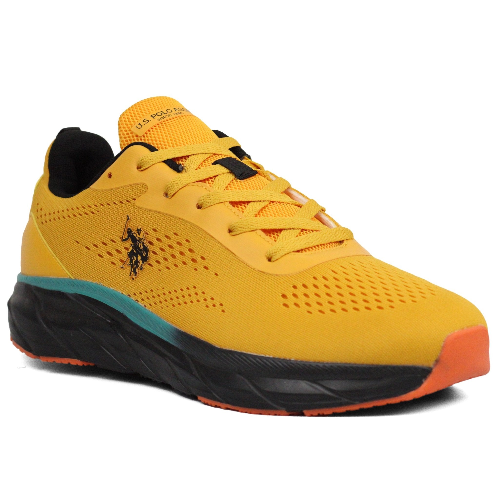 U. S POLO ASSN Stran Sneakers Shoes YLW - Footcourt Egypt