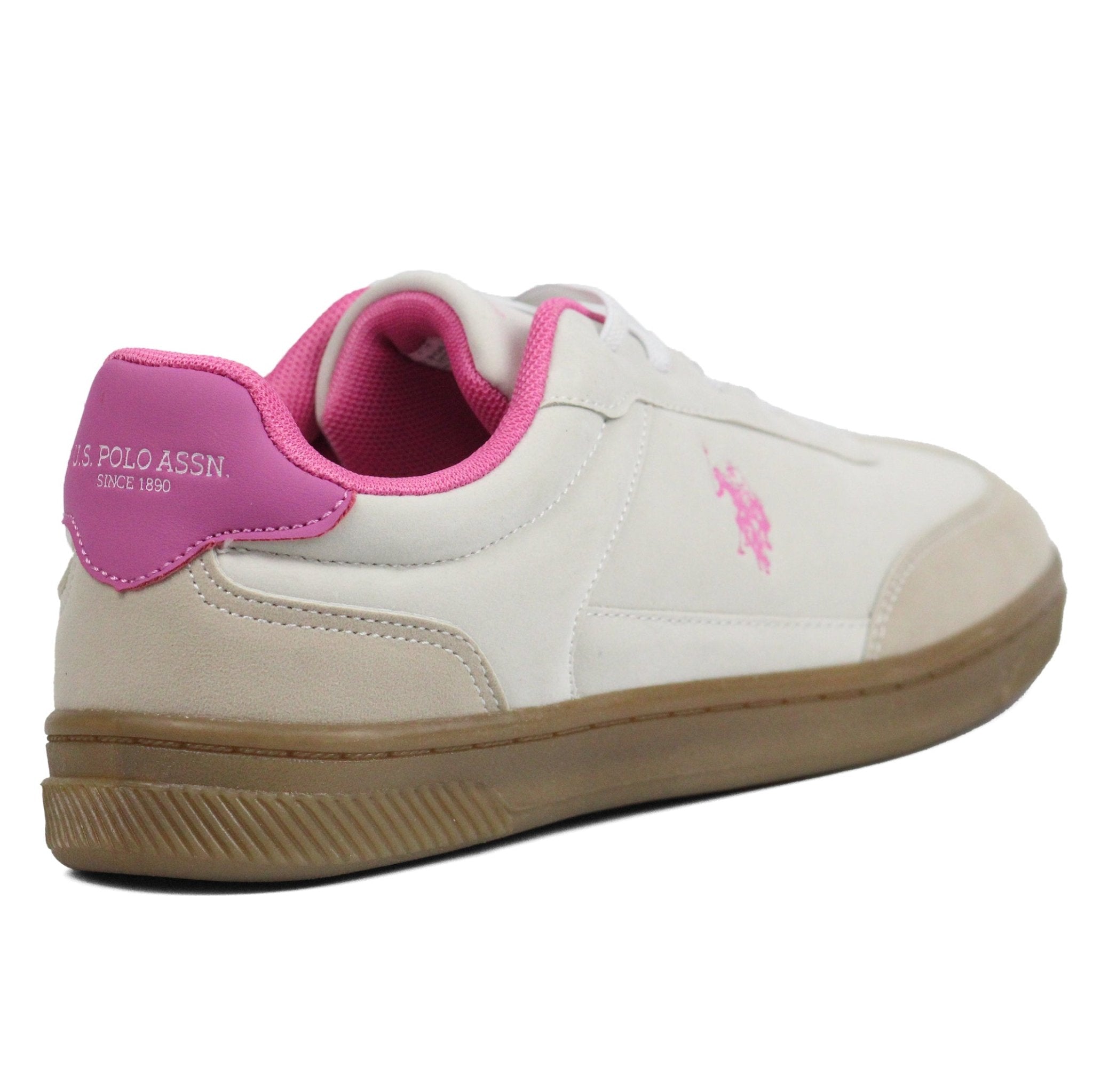 U. S POLO Assn Low Top Trainers Jess002A BGPK - Footcourt Egypt