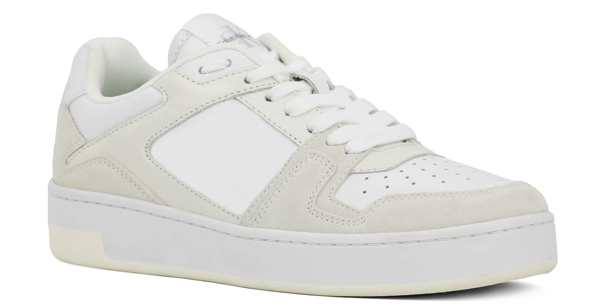 CALVIN KLEIN Basket Cupsole Laceup Mix Lth Wn Sneakers - Footcourt Egypt