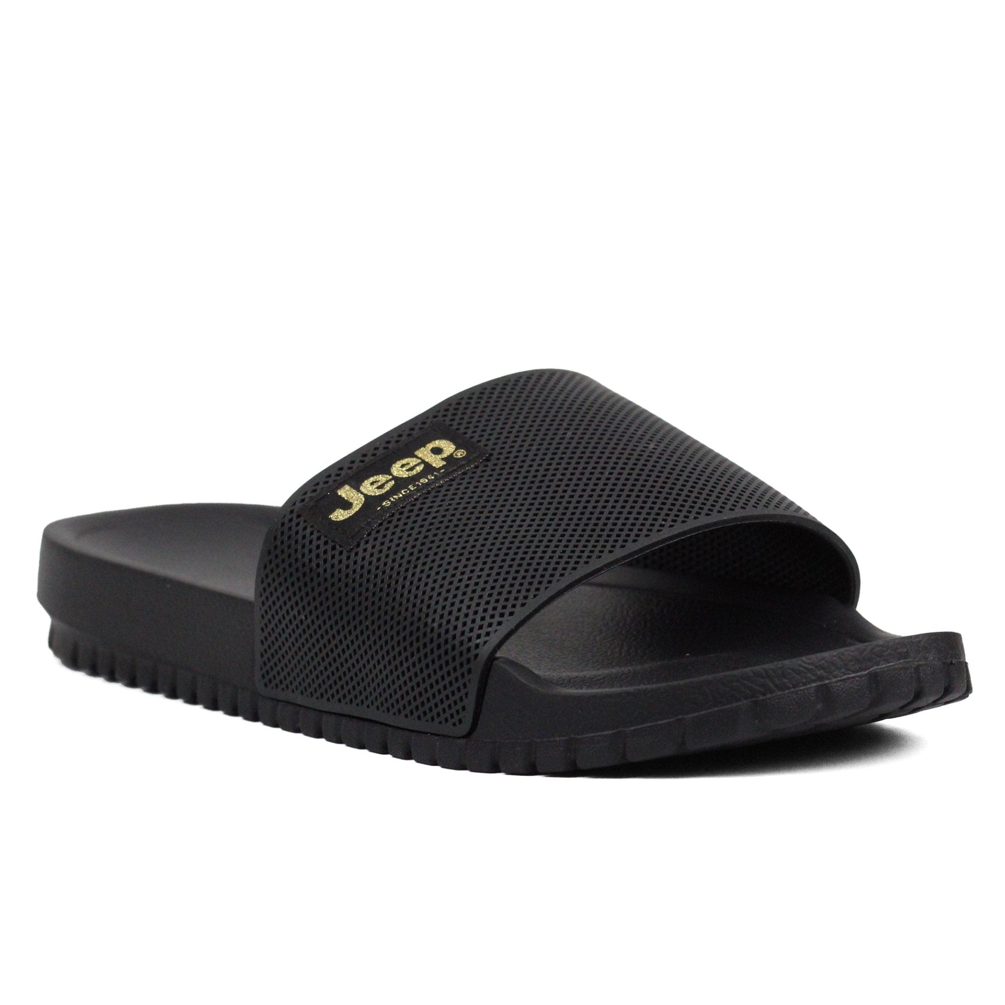JEEP Soft Slide Mens Blk - Footcourt Egypt