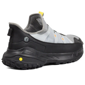 FITVILLE Mens Extra Wide Walking Trainers Slip On Gry - Footcourt Egypt