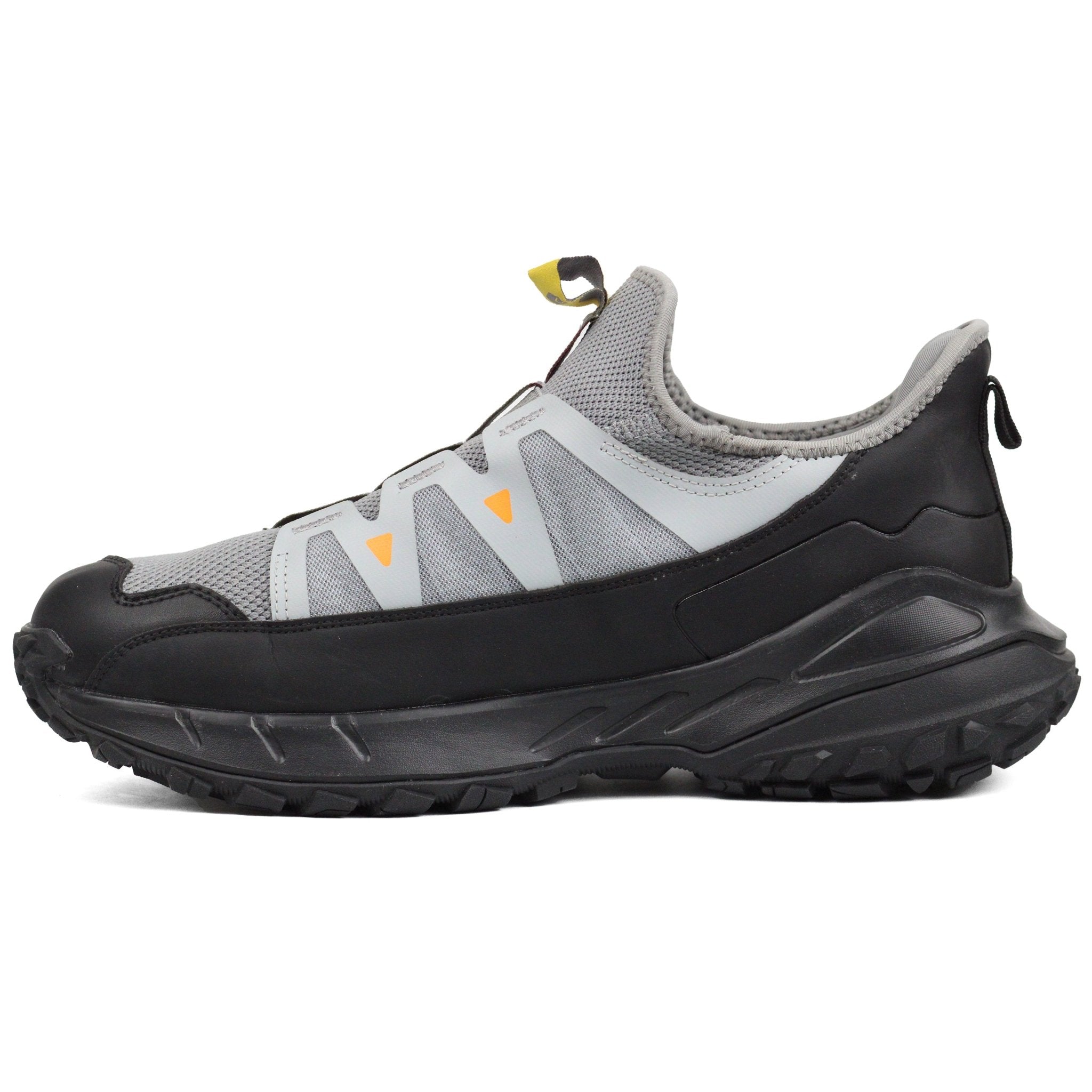 FITVILLE Mens Extra Wide Walking Trainers Slip On Gry - Footcourt Egypt