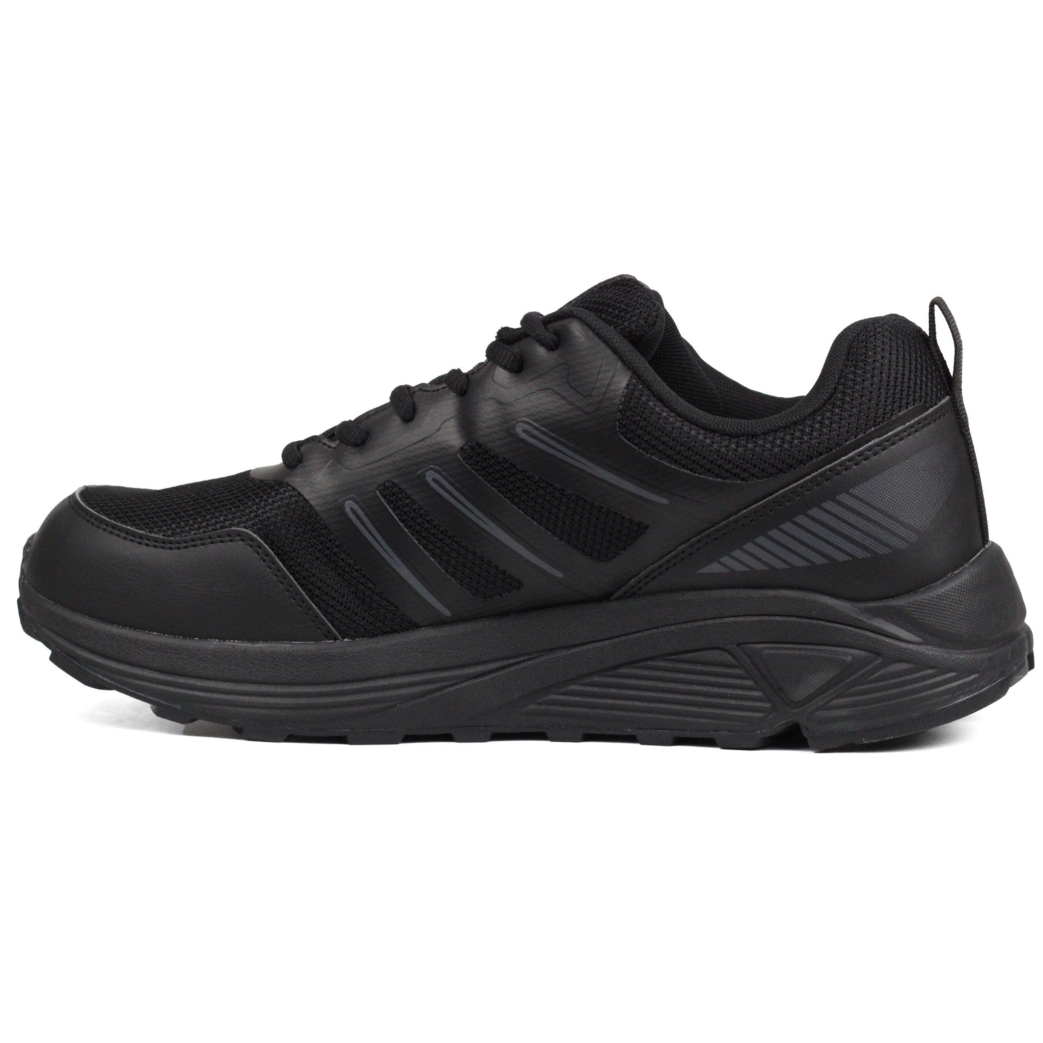 FITVILLE Extra Wide Mens Trail Breathable Lightweight BK - Footcourt Egypt