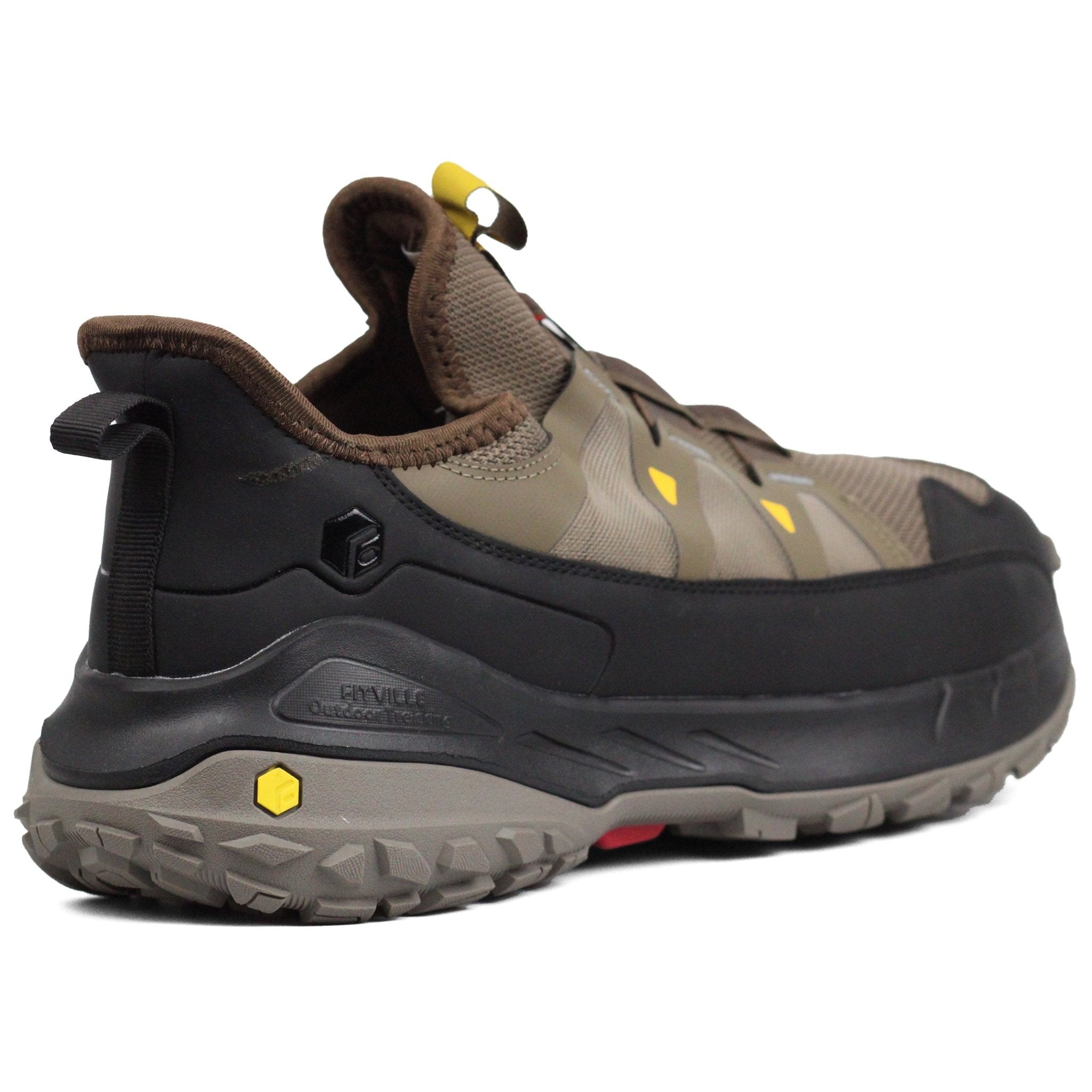 FITVILLE Mens Extra Wide Walking Trainers Slip On Bro - Footcourt Egypt