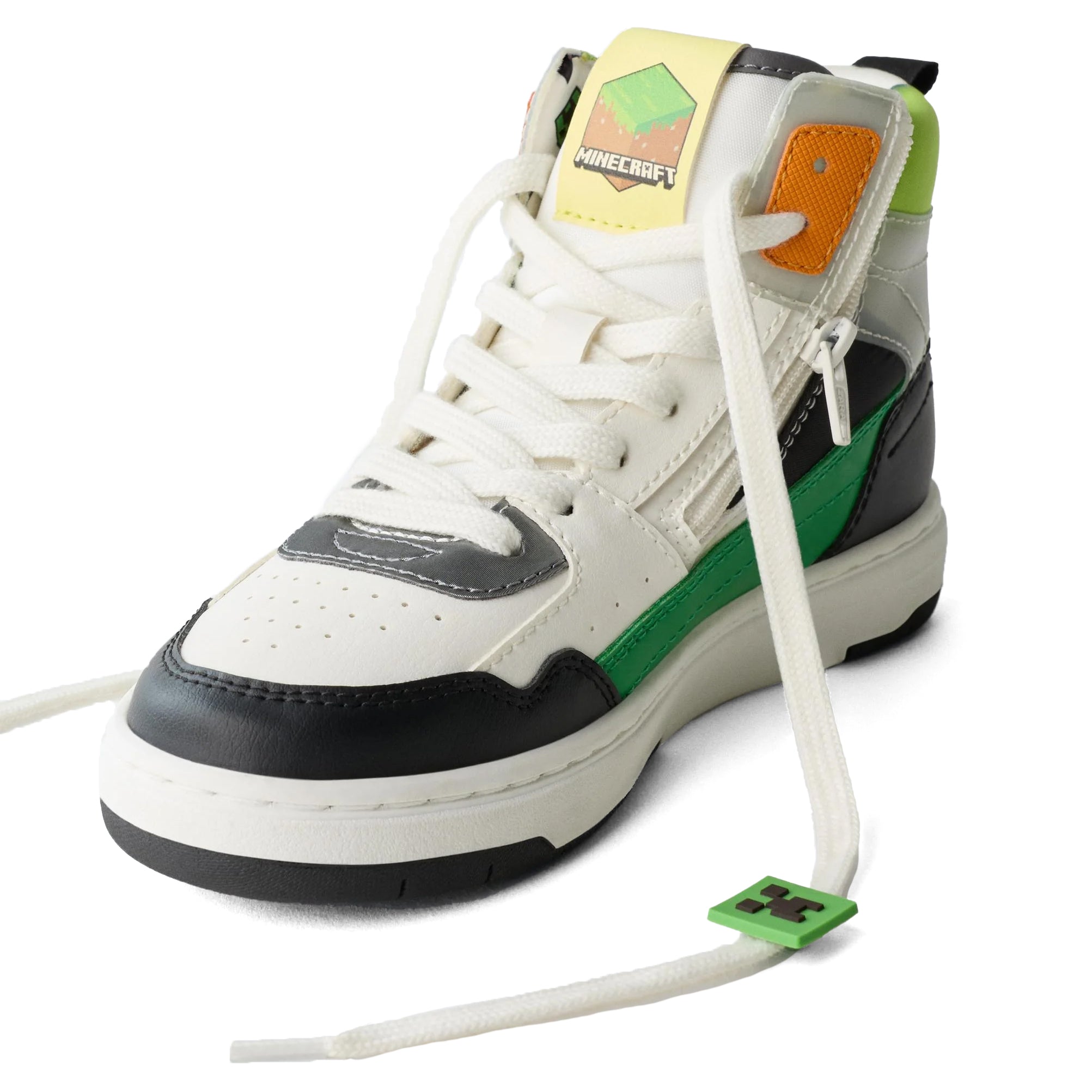 ZARA Minecraft © Mojang AB. ™ High - Top Sneakers - Footcourt Egypt