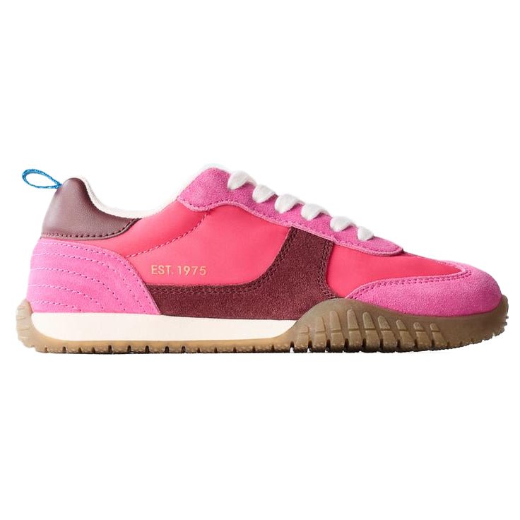 ZARA Combined Lace - Up Trainer Sneakers Pk - Footcourt Egypt