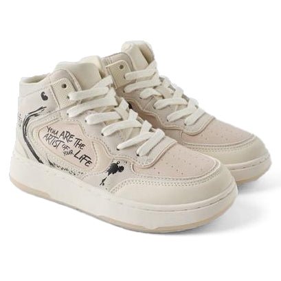 ZARA Graffiti Hitop Sneaker - Footcourt Egypt