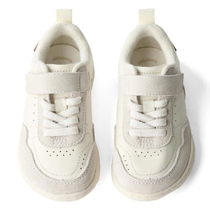 ZARA Leather Barefoot Plimsolls Wht - Footcourt Egypt