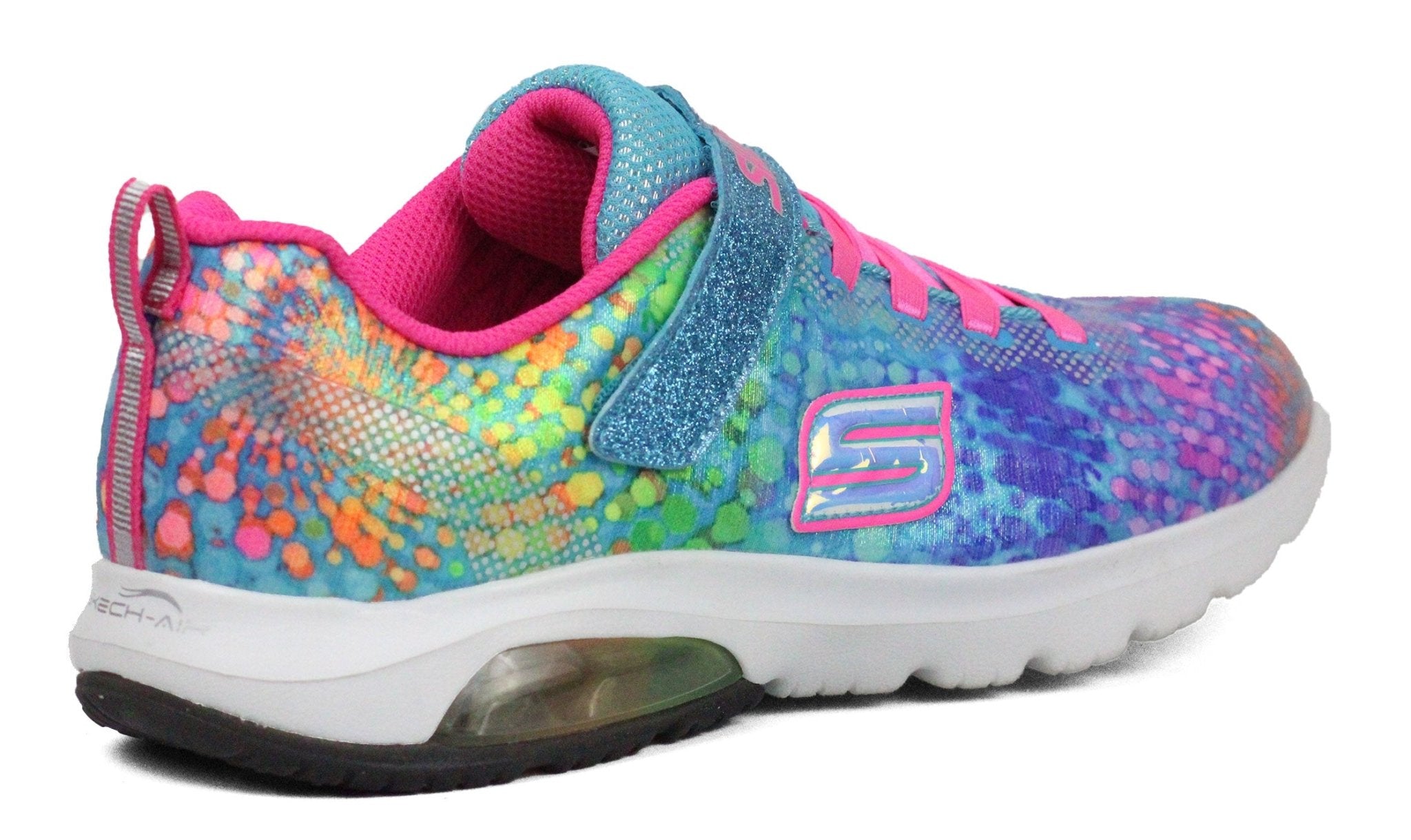 SKECHERS Wavy Lites Athletic Sneakers BLACK - Footcourt Egypt