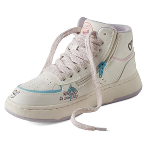 ZARA Graffiti High - Top Sweet Vibes Sneakers - Footcourt Egypt