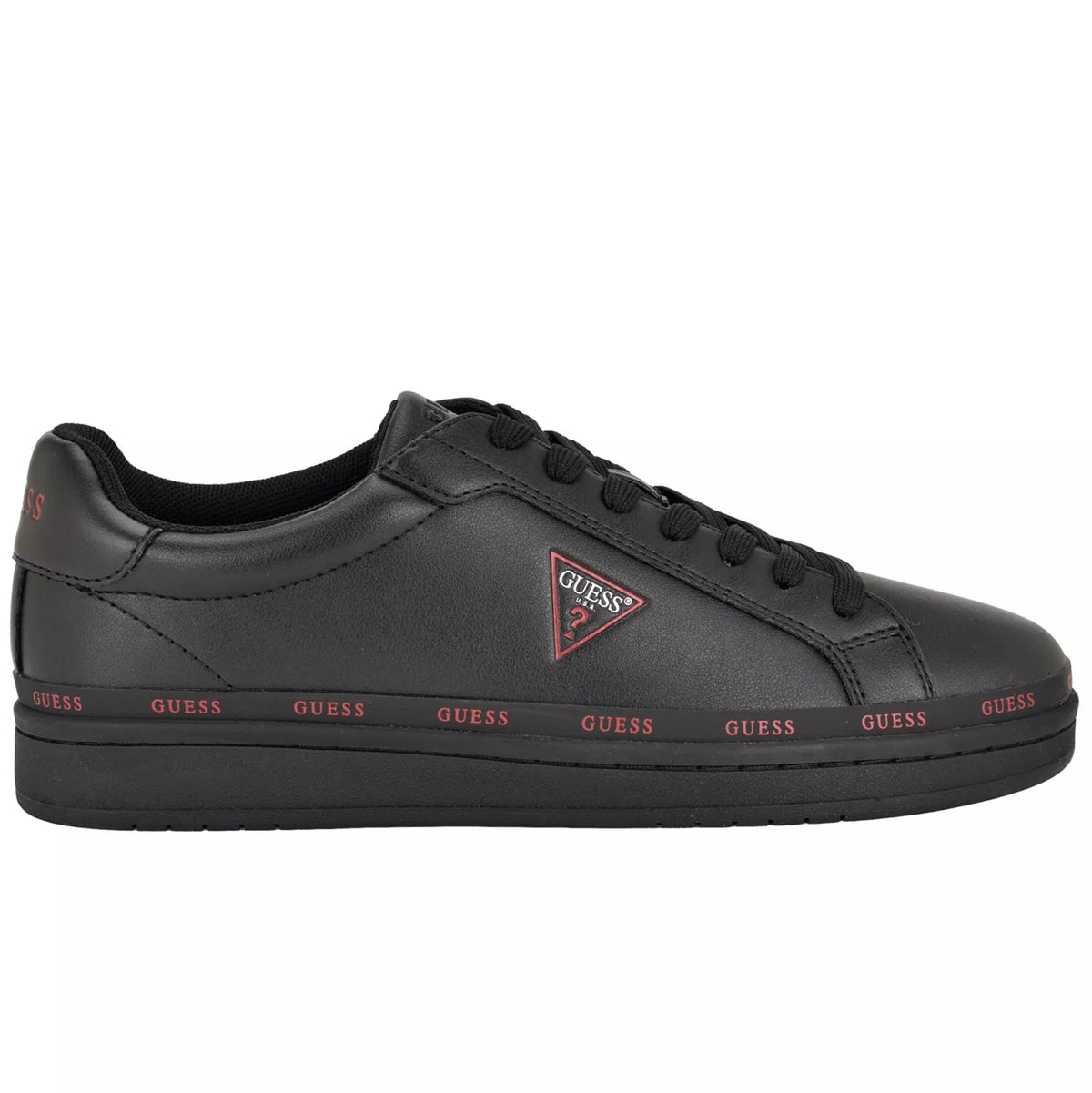 GUESS Men's Likode Fashion Lace-Up Sneakers-BKRD - Footcourt Egypt