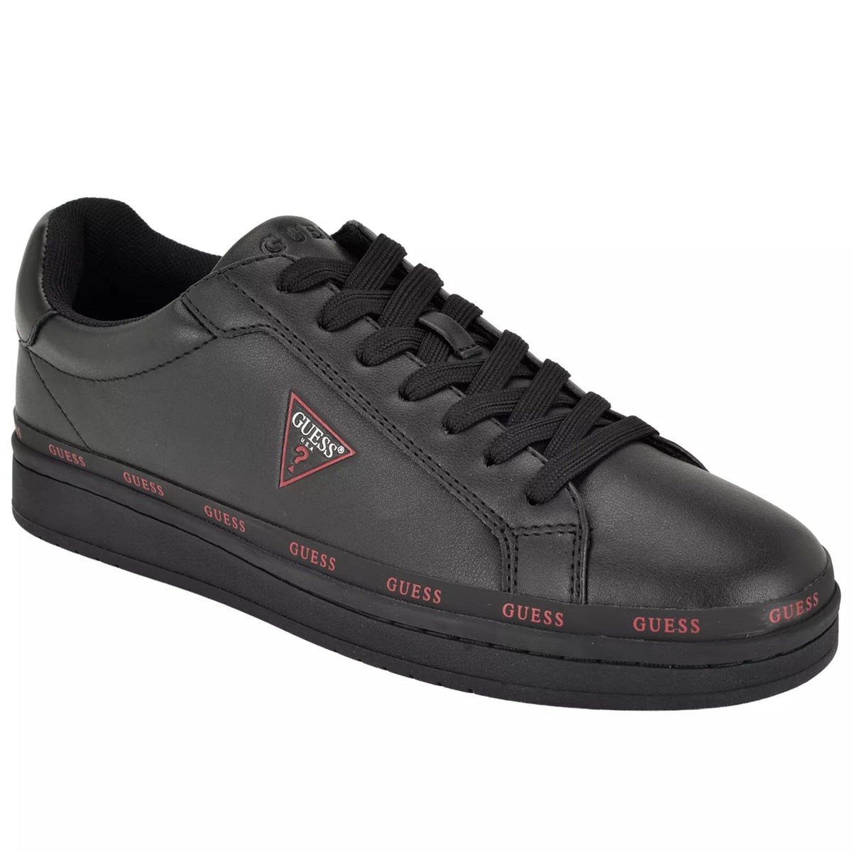 GUESS Men's Likode Fashion Lace-Up Sneakers-BKRD - Footcourt Egypt