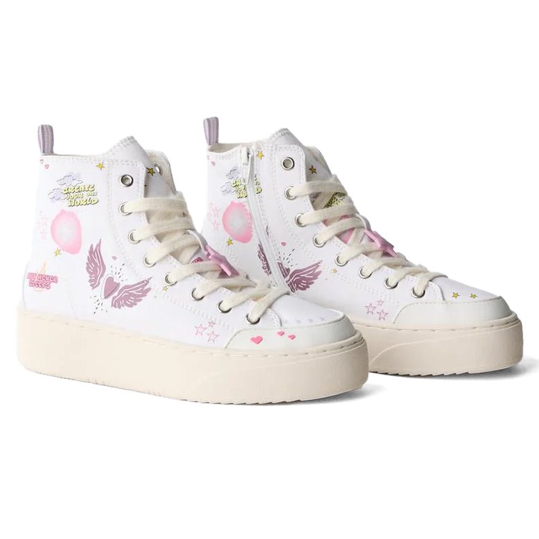 ZARA GRAFFITI HIGH - TOP Creat Your Own World - Footcourt Egypt