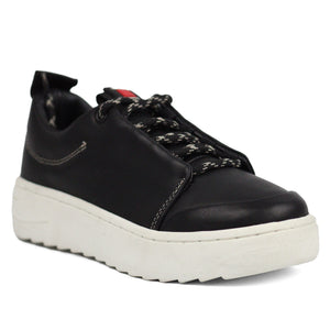 ZARA Sprls Casual Sneakers BLK - Footcourt Egypt