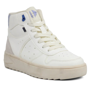 ZARA Vintage Sporty Hitop White Shoes - Footcourt Egypt