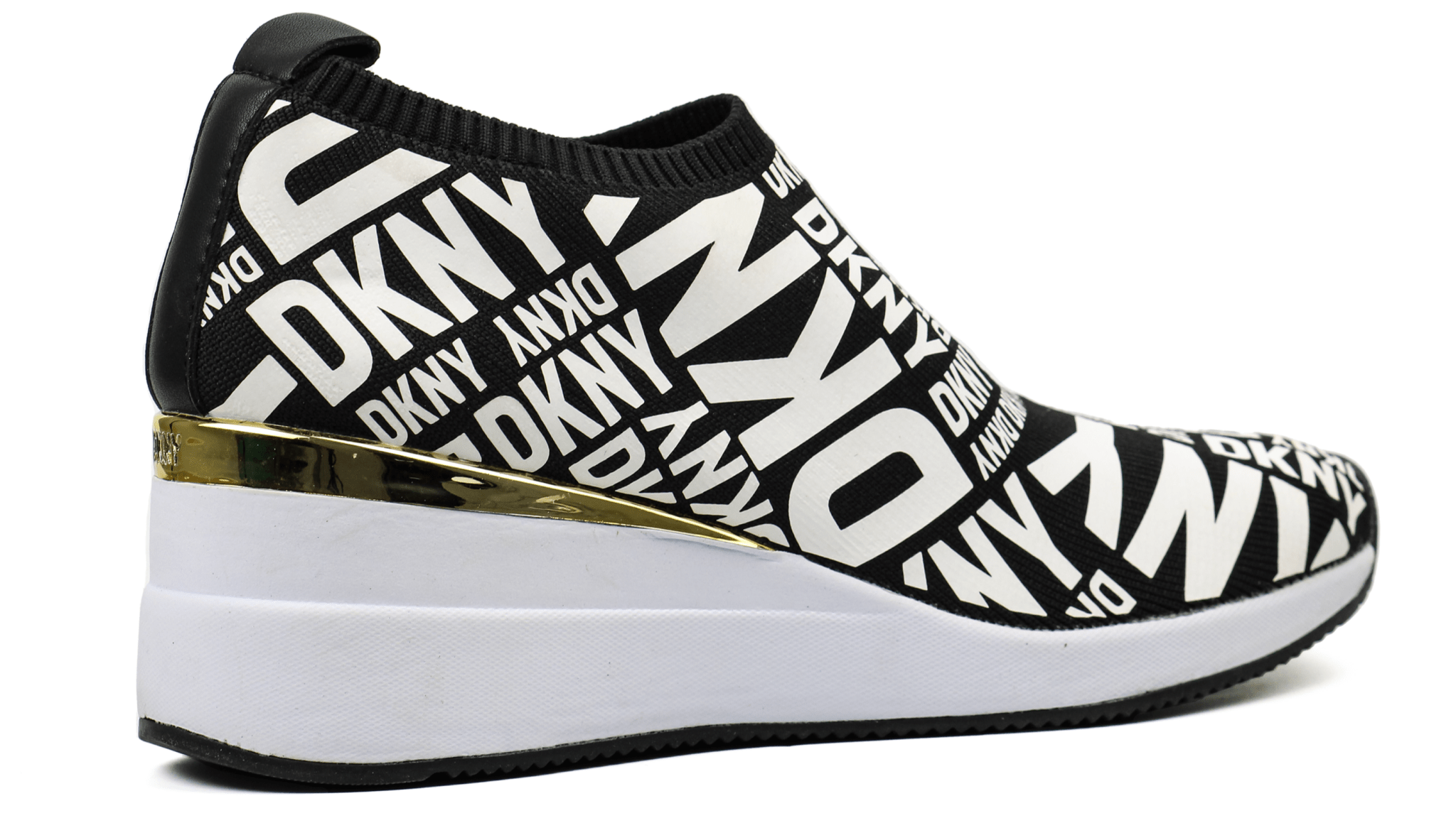 DKNY PARKS Logo Printed Heeled Slip - On S - Footcourt Egypt