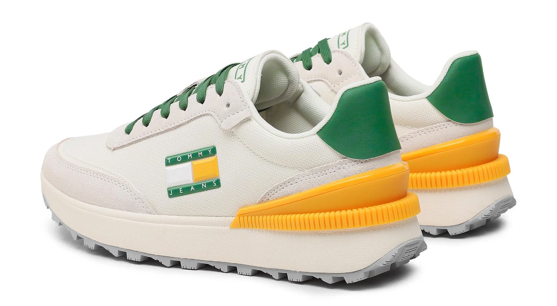 TOMMY HILFIGER Tjm Tech Runner Metalic Mix Sneakers - Footcourt Egypt