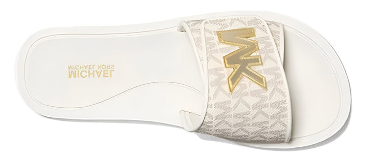 Michael Kors Palmer Signature Logo Slide Sandal - Footcourt Egypt