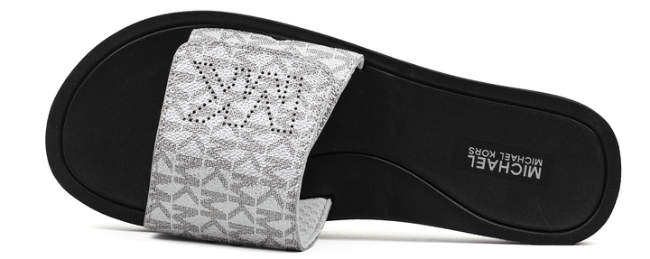 Michael Kors MK Logo Chain Mesh Slide - Footcourt Egypt